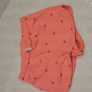 Girls shorts with hearts